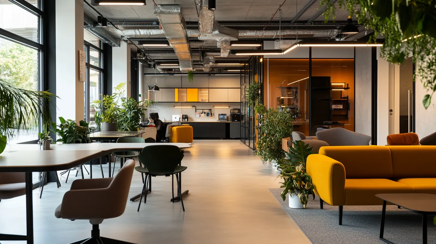 Espace de coworking moderne